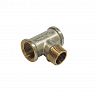 Тройник латунный СТМ внутренняя-наружная-внутренняя резьба 3/4" фото