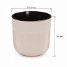 Горшок для цветов Альтернатива Линель, с автополивом, 2,7 л, бежевый фото