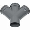Крестовина канализационная Lammin, 110 x 110/45° фото