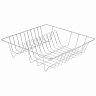 Сушилка для посуды Рыжий кот W3408, 35 x 35 x 10 см, хромированная фото