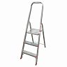 Стремянка оцинкованная Alumet ZZ403, стальная, 3 ступени, 1,31 м фото