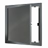 Люк-дверца ревизионная Evecs L1515N gray, пластик, нажимная, с фланцем 150 x 150 мм, 172 x 172 мм фото