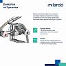 Смеситель для ванны с душем Milardo Tring, с длинным изливом, хром фото