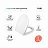 Сиденье для унитаза IDDIS Soft Close 005, 42 x 36 x 4,8 см, белое фото