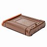 Почтовый ящик Цикл Премиум, с пластиковой защелкой и накладкой, коричневый фото