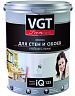 Краска моющаяся для стен и обоев VGT Premium iQ123, база A, белая, 0,8 л фото