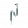 Сифон гофрированный для раковины Unicorn D240, с выпуском, 1 1/2" x 40 мм, 1500 мм фото
