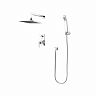 Душевая система Lemark Contest LM5829CW, встраиваемая, однорычажная, белый/хром фото