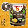 Защитная лазурь-гель для дерева Alpina, 10 л, сосна фото