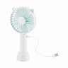 Вентилятор настольный Energy EN-0610, USB, аккумуляторный, 4 Вт, 3 скорости, белый фото