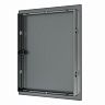 Люк-дверца ревизионная Evecs L1520N gray, нажимная, с фланцем 150 x 200 мм, 172 x 222 мм фото