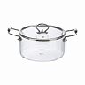 Кастрюля из жаропрочного стекла Leonord Italiano, с крышкой, 2,5 л фото