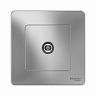 Розетка ТВ Systeme (Schneider) Electric Blanca, встраиваемая, алюминий фото