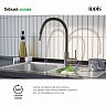 Смеситель для кухни IDDIS Kitchen 360, с гибким изливом, никель матовый фото Смеситель для кухни IDDIS Kitchen 360, с гибким изливом, никель матовый фото