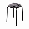 Табурет разборный Nika Комфорт ТП03/Ч, круглое сиденье, d 32 см, черный фото
