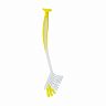 Щетка мытья для посуды Рыжий кот KB-11, на присоске, 290 x 80 x 65 мм, желтая фото