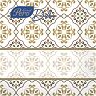 Салфетки бумажные сервировочные GrandPero Deluxe Дамасск, трехслойные, 20 шт фото