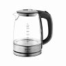 Стеклянный чайник электрический Centek CT-0030, 1,7 л, пластик черный фото