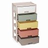 Комод пятисекционный Альтернатива Колорит, 56 x 39 x 100 см, цветной фото