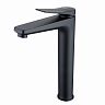 Смеситель для раковины Lemark Bronx LM3709BL, однорычажный, черный фото