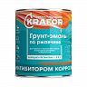Грунт-эмаль по ржавчине 3 в 1 Krafor, алкидная, глянцевая, 5,5 кг, желтая фото