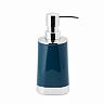 Дозатор для жидкого мыла Аквадекор Gloss, пластик, темно-синий фото
