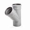 Тройник канализационный Lammin, 110 x 110/45° фото
