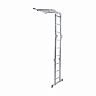 Лестница-трансформер шарнирная Alumet TL4045, алюминиевая, 2 x 4 + 2 x 5 ступеней, 2,51 - 4,91 м фото