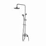 Душевая система с тропическим душем Rossinka A35-46, со смесителем, хром фото