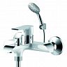 Смеситель для ванны Rossinka W35-31, однорычажный, хром/белый фото