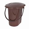 Ведро-туалет Альтернатива, 18 л, коричневое фото