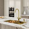 Смеситель для кухни IDDIS Pure, с подключением к фильтру, золото матовое фото