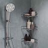 Душевой комплект Milardo Ideal Spa (стойка, лейка, шланг, держатель, мыльница), хром фото