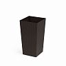Кашпо напольное Альтернатива Ротанг, 32,5 x 32,5 x 61 см, мокко фото