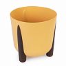 Горшок-кашпо Альтернатива Жардин, на ножках, 21 л, горчичный фото Горшок-кашпо Альтернатива Жардин, на ножках, 21 л, горчичный фото