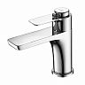 Смеситель для раковины с коротким изливом Rossinka RS50-11, с термостатом, однорычажный, хром фото