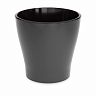 Горшок для цветов Альтернатива Лея, с автополивом, 17 л, графитовый фото