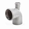 Отвод канализационный Lammin, с верхним выходом 50 мм, 110 x 87,5° фото