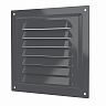 Решетка вентиляционная Era 1515МЭ Gray, эмалированная сталь, 150 x 150 мм фото