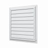 Вентиляционная решетка с сеткой и жалюзи Era Airvent, регулируемая, пластик, 402 x 442 мм фото