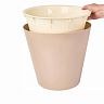 Горшок для цветов InGreen London, 10,5 л, молочный шоколад фото