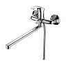 Смеситель для ванны с душем Fashun A2236, с длинным изливом, хром фото