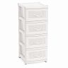 Комод четырехсекционный Альтернатива, 48 x 38 x 98 см, белый фото