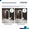 Смеситель для кухни Milardo Rora, с подключением к фильтру, белый матовый фото