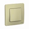 Переключатель 1-клавишный Systeme (Schneider) Electric Blanca, встраиваемый, в сборе, бежевый фото