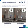 Смеситель для кухни Milardo Rora, с подключением к фильтру, сатин фото