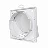 Выход стенной вытяжной с фланцем d 150/160 мм Era, с обратным клапаном, пластик, 190 x 190 мм фото