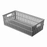 Корзина для хранения Бытпласт Simplify, 27,4 x 14 x 7,8 см, серая фото