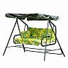 Качели садовые Olsa Бари, двухместные, 204 x 121 x 144,5 см, каркас зеленый фото
