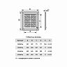 Вентиляционная решетка с сеткой и жалюзи Era Airvent, регулируемая, пластик, 402 x 442 мм фото